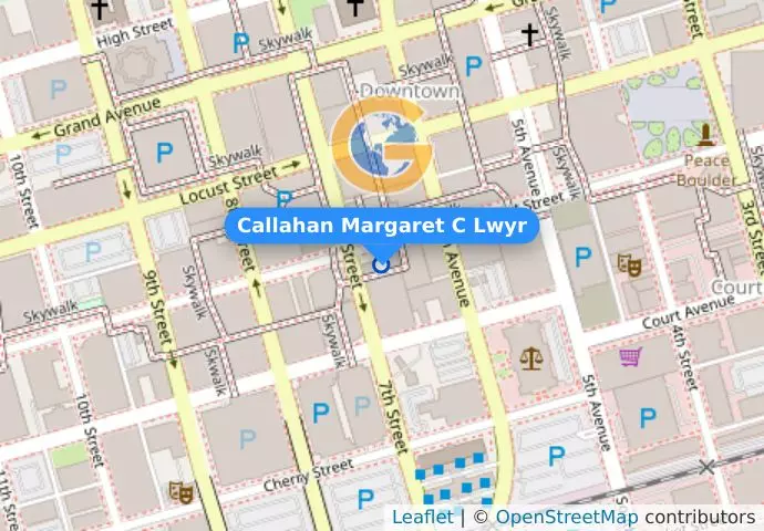 Callahan Margaret C Lwyr
