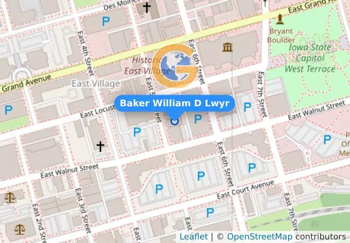 Baker William D Lwyr